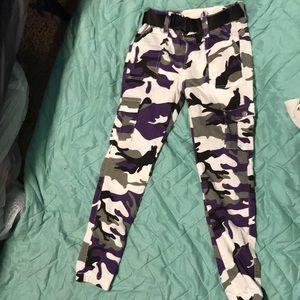 Purple CAMO cargo pants